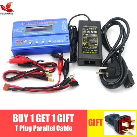 IMAX B6 Digital RC Lipo NiMh Battery Balance Charger+AC POWER 12v 5A Adapter Drop free shipping