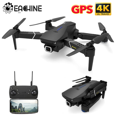 Eachine E520S GPS FOLLOW ME WIFI FPV Quadcopter With 4K/1080P HD Wide Angle Camera Foldable Altitude Hold Durable RC Drone