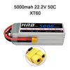 HRB RC Lipo Battery 2S 3S 4S 6S 11.1v 22.2v 5000mah 6000mah 3300mah 2200mah 4200mah 5200mah 7000mah Battery XT60-T Deans plug