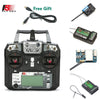 FLYSKY FS-i6X i6X 10CH 2.4GHz AFHDS 2A RC Transmitter With X6B iA6B A8S iA10B iA6 Receiver for RC FPV Racing Drone Retailbox